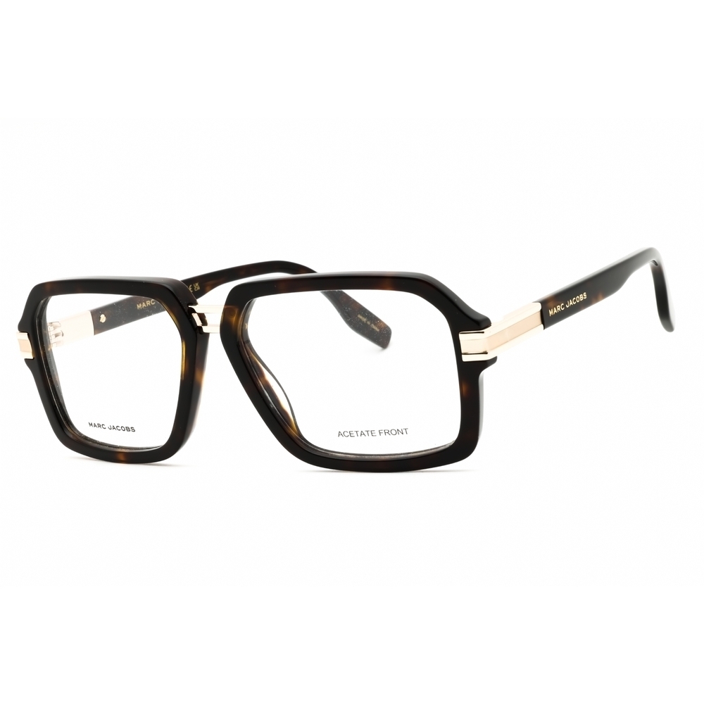 NWT Marc Jacobs MARC 715-0086 00 Havana Rectangle 55mm Eyeglasses